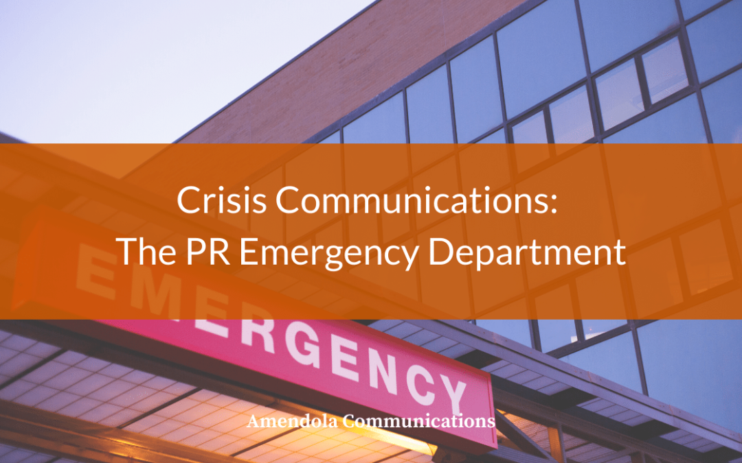 Crisis Communications: The PR Emergency Department