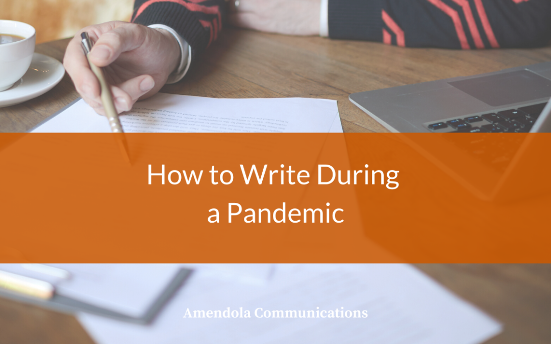 How to Write During a Pandemic