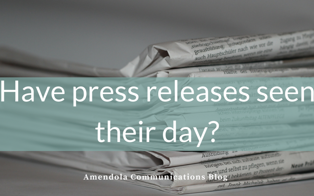 Have press releases seen their day?