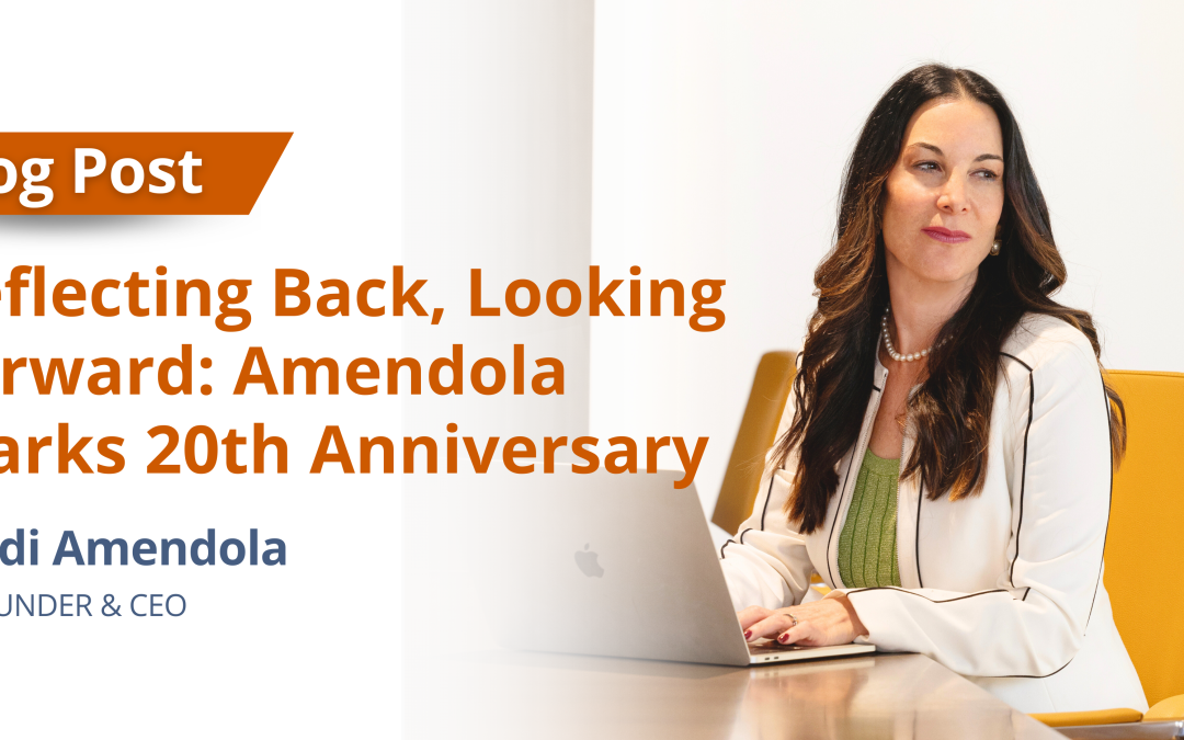 Reflecting Back, Looking Forward: Amendola Marks 20th Anniversary