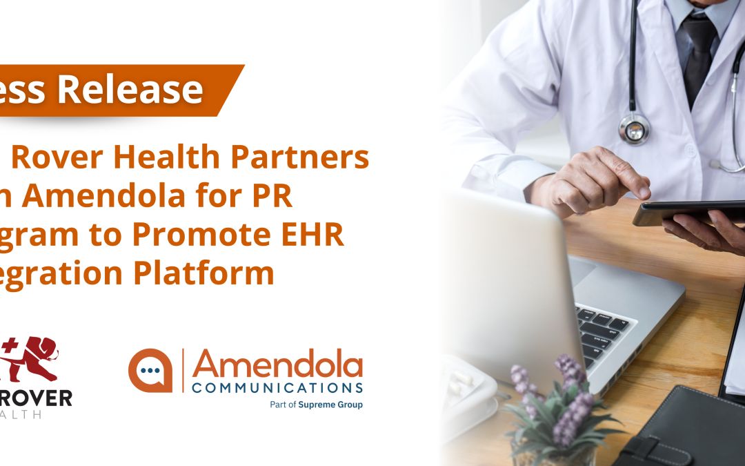 Red Rover Health Partners with Amendola for PR Program to Promote EHR Integration Platform